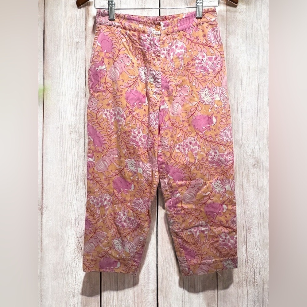 Vintage Lilly Pulitzer Cat Pants Size XS/S (see measurement) EUC